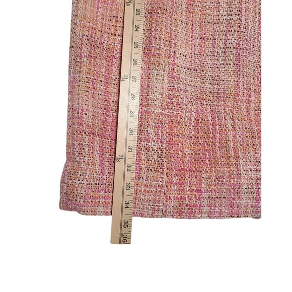 Talbots Tweed Dress Women's 10 Pink Sleeveless Career Professional Sheath - Picture 8 of 9